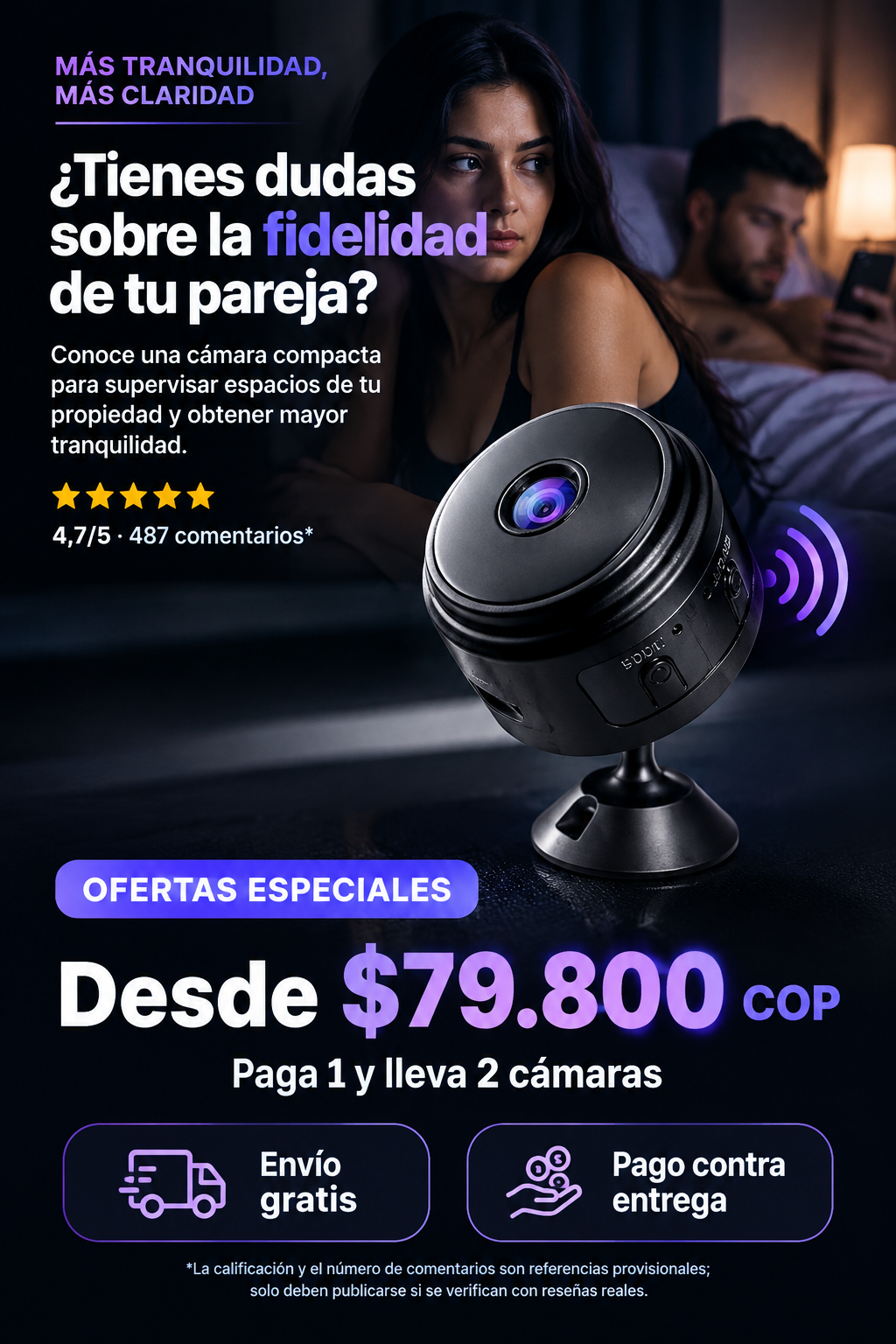 2x1 MINI CÁMARA OCULTA NOXVISION